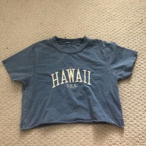 Brandy Melville cropped Hawaii t-shirt